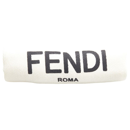 Fendi Zucca Bucket Charm 7As158 Orange Brown Leather Canvas