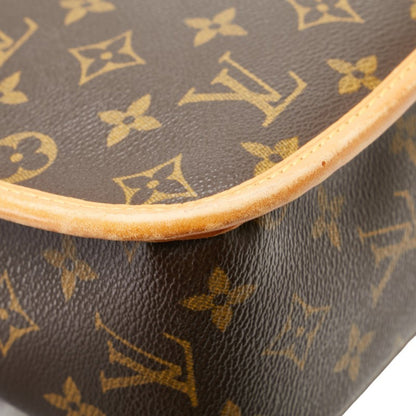 Louis Vuitton Monogram Sologne Shoulder Bag M42250 Brown Leather