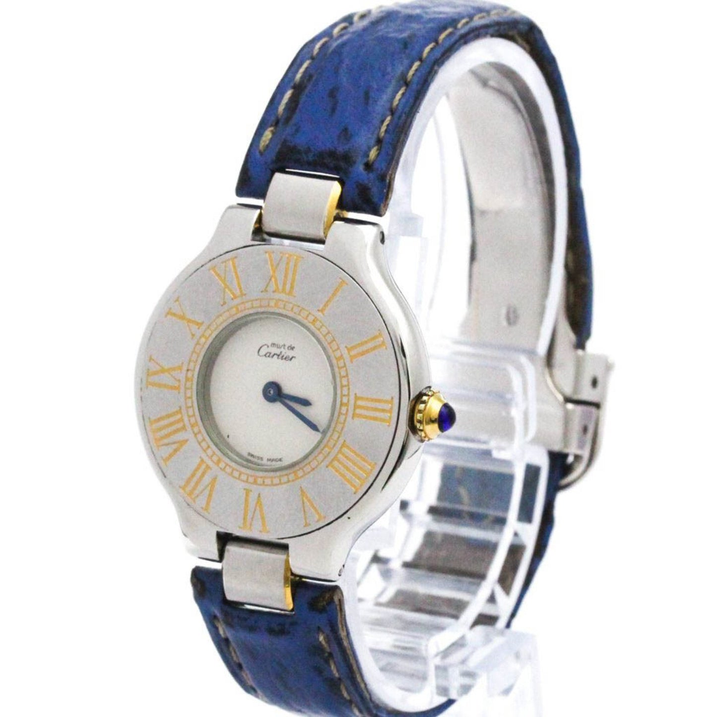 Cartier Must 21 Gold Plated Steel Quartz