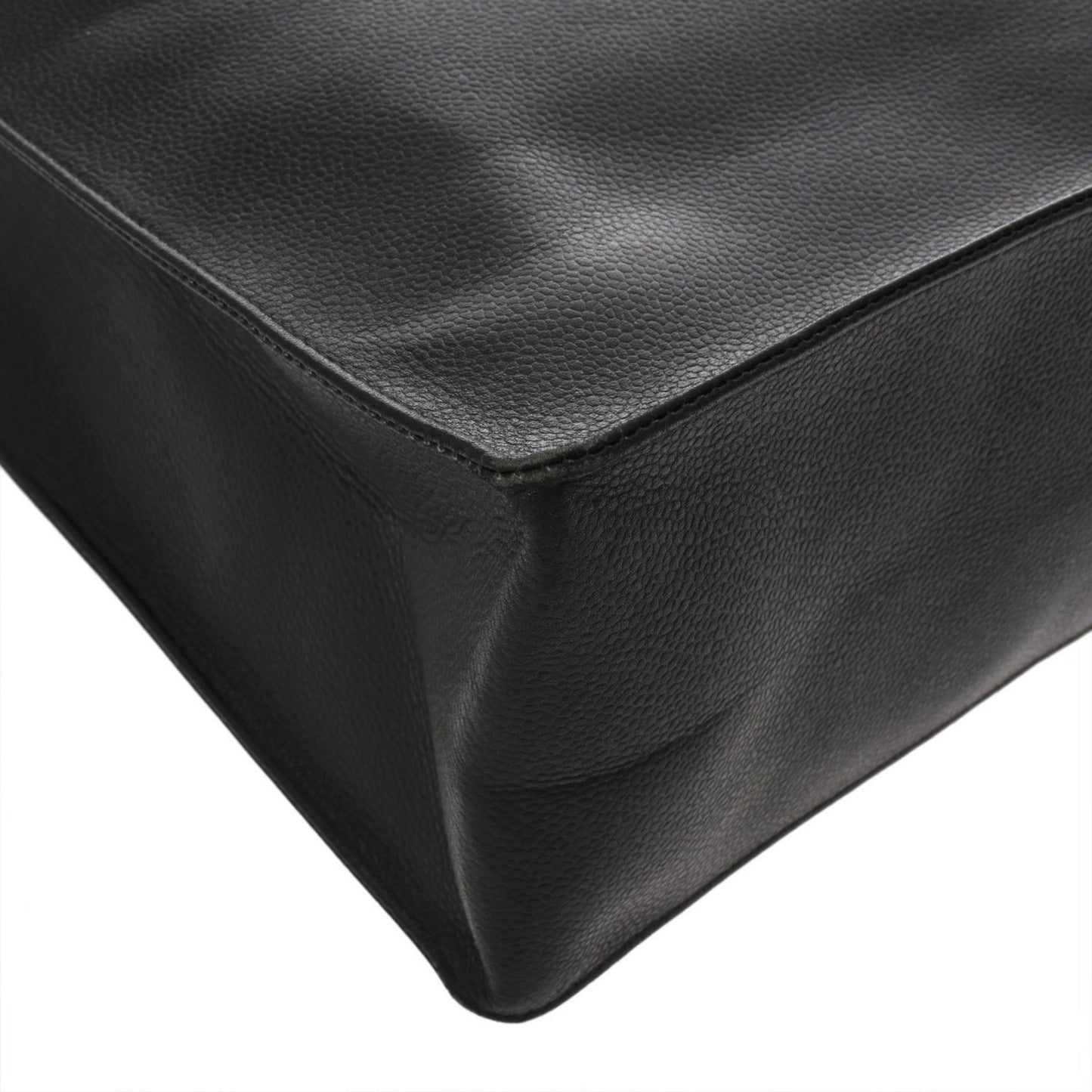 Chanel Black Women'S Caviar Skin Tote Bag