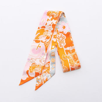 Hermes Hermes Twilly Bingata Scarf Silk