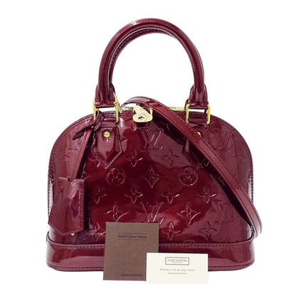 Louis Vuitton Women'S Monogram Vernis Alma Bb Rouge Fauvist Bag M91676