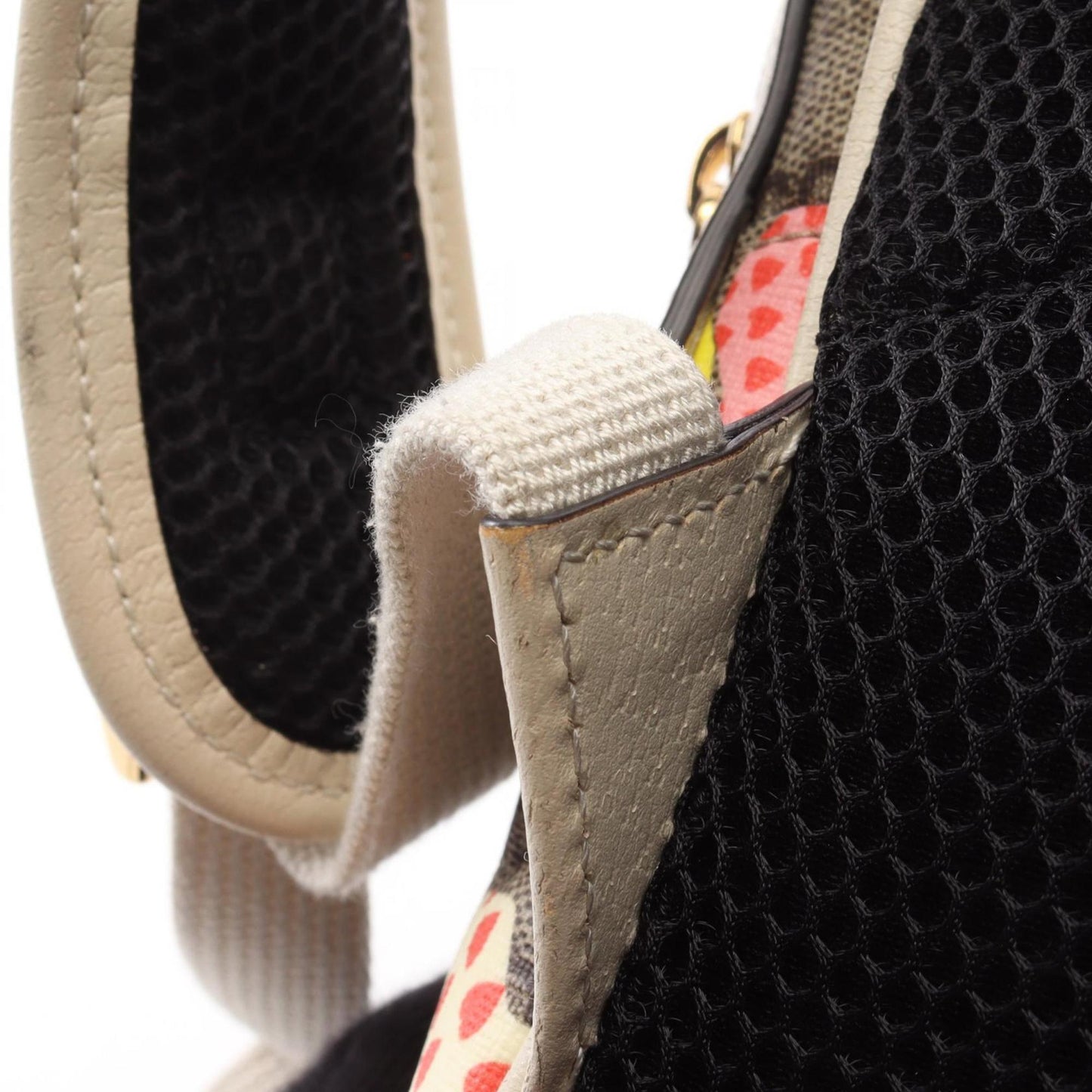 Gucci Les Pommes Apple & Heart Gg Supreme Backpack