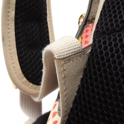 Gucci Les Pommes Apple & Heart Gg Supreme Backpack