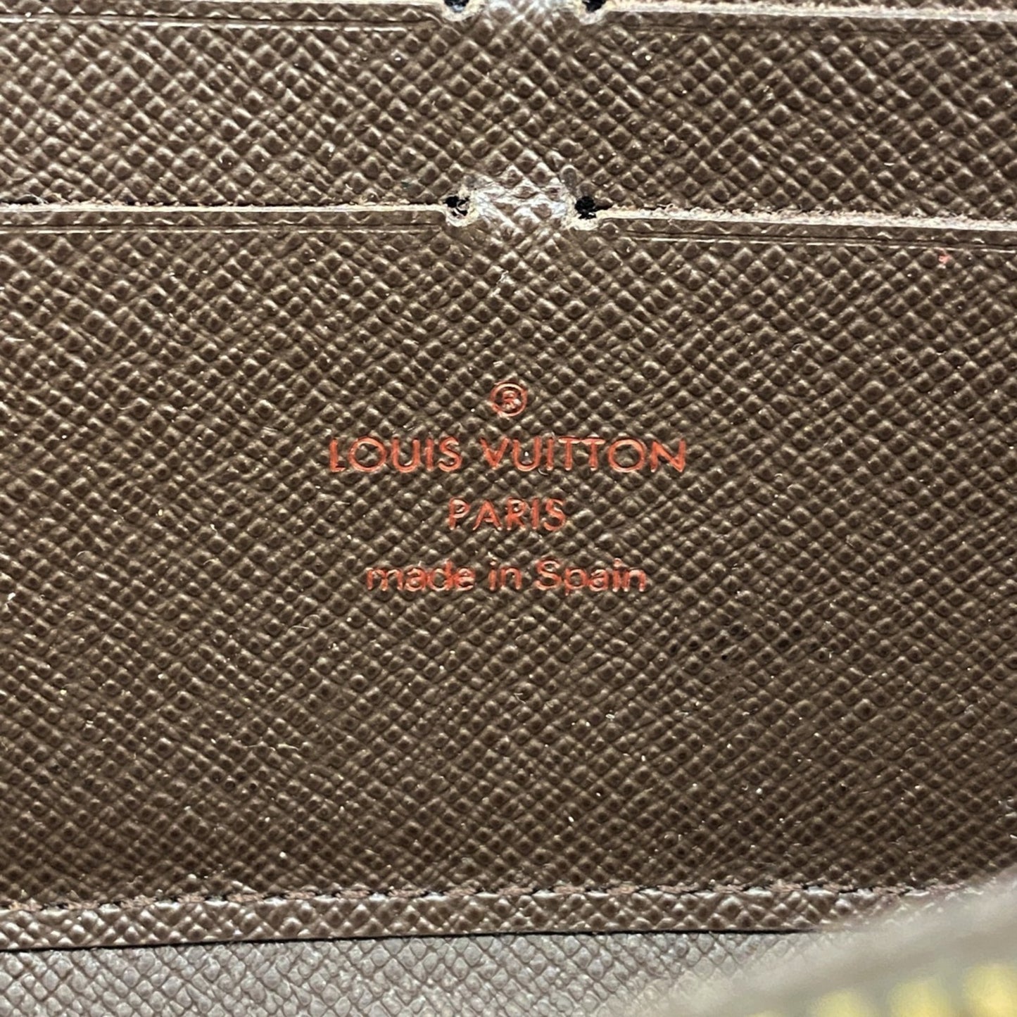 Louis Vuitton Damier Zippy Wallet N60015 Ebene Long