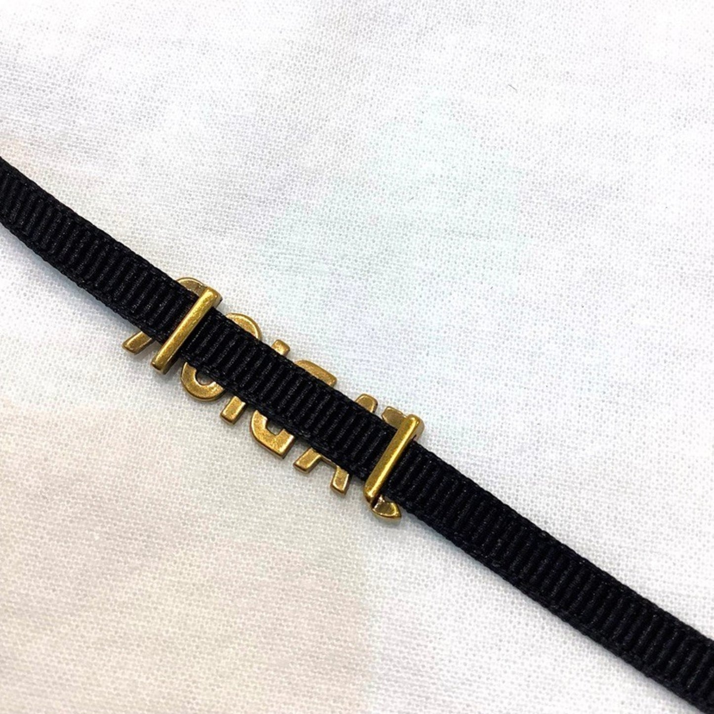 Christian Dior Dior J'Adior Bronze Gold Necklace Choker J'Adore Kb-9944