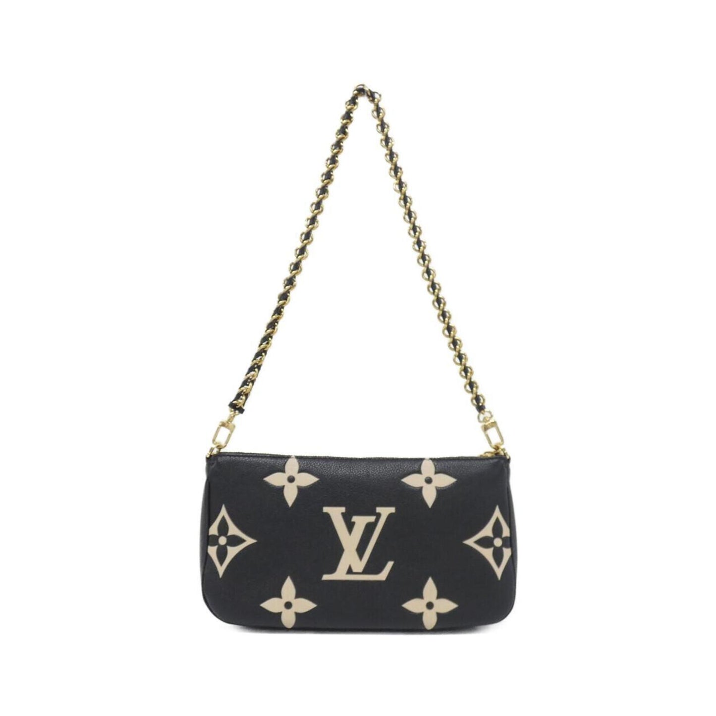 Louis Vuitton Two-Tone Monogram Empreinte Multi Pochette Accessoires Shoulder Bag M45777