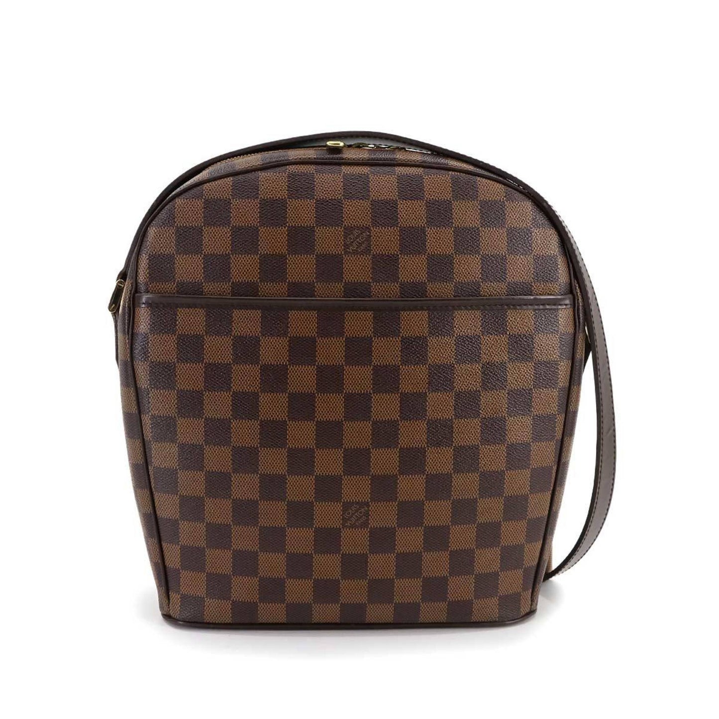 Louis Vuitton Damier Ipanema Gm Shoulder Bag In Ebene Brown