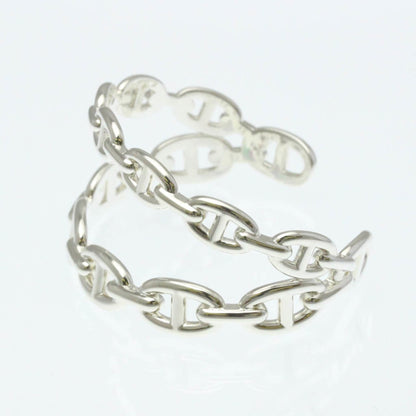 Hermes Chaine D'Ancre Silver 925 No Stone Bangle Silver