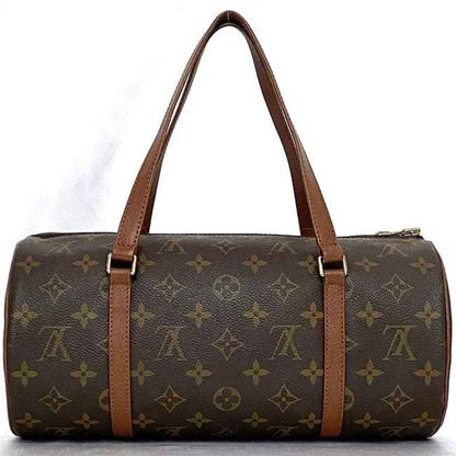 Louis Vuitton Handbag Papillon 30 Brown Monogram M51365 Boston Bag Canvas Leather No1929 Louis