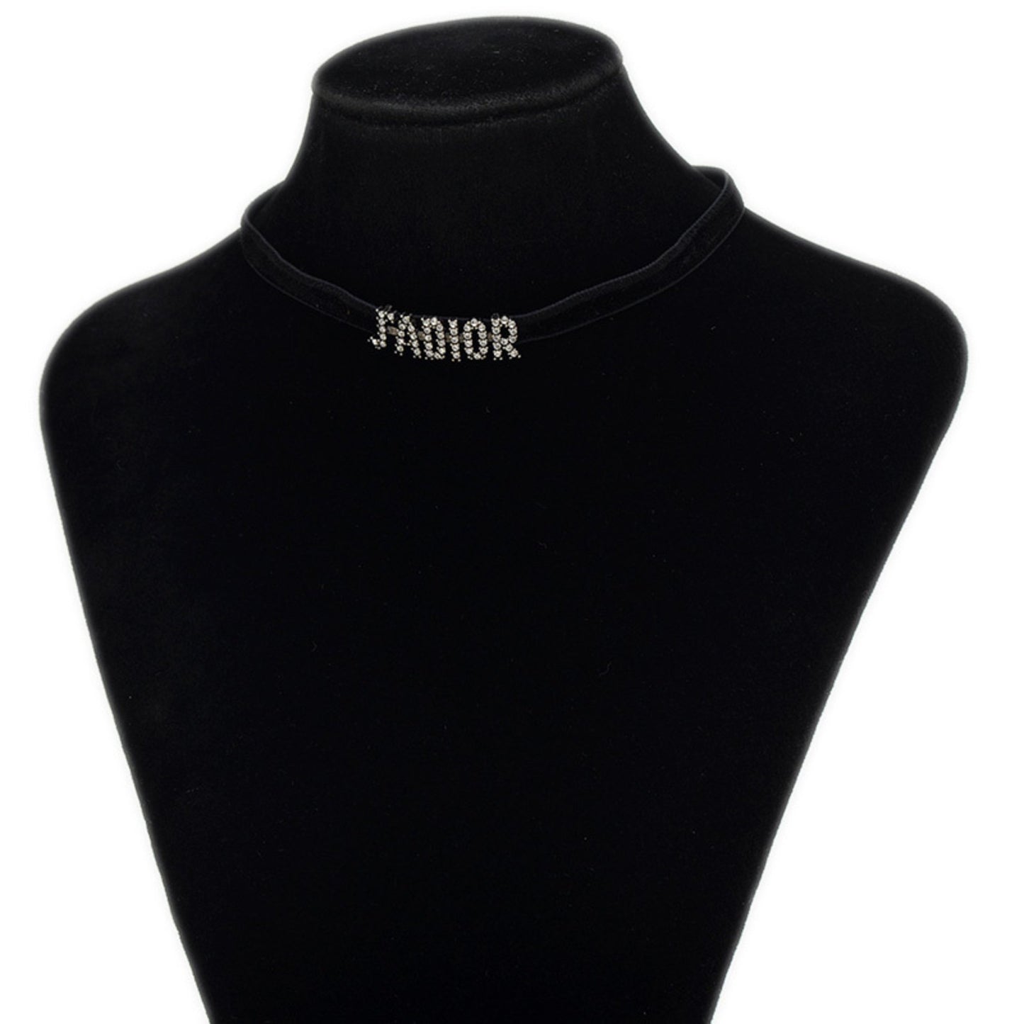 Christian Dior Dior Choker Logo J'Adore Rhinestone Bp