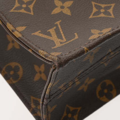 Louis Vuitton Monogram Sac Plat Brown M51140 Men'S/Women'S Canvas Tote Bag