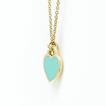 Tiffany Return To Tiffany Double Tag Necklace Yellow Gold (18K) No Stone Women