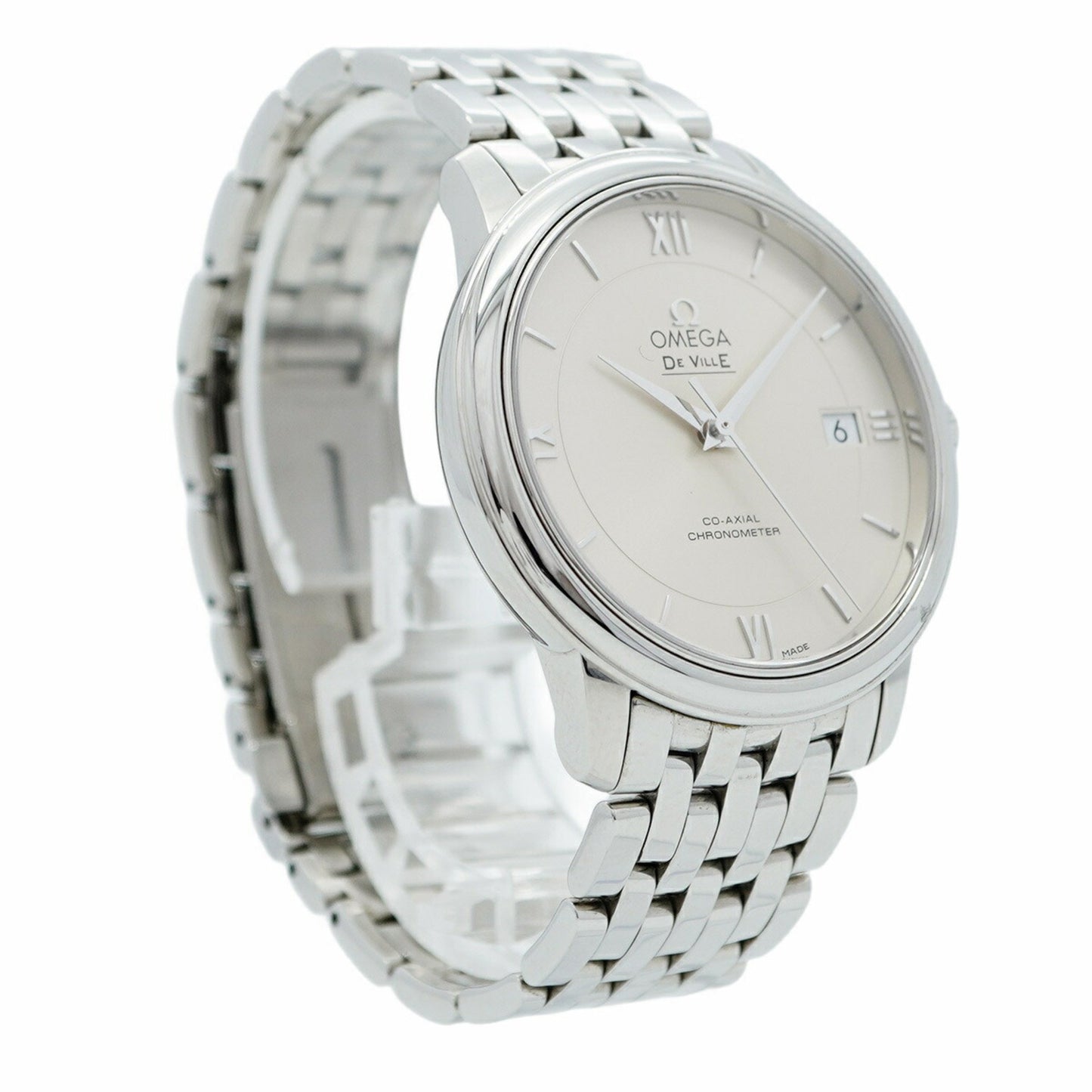 Omega De Ville 424.10.37.20.02.001 Silver Dial