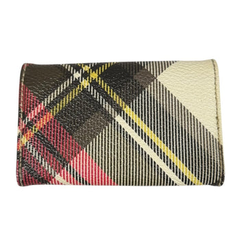 Vivienne Westwood Derby Check Orb Key Case In