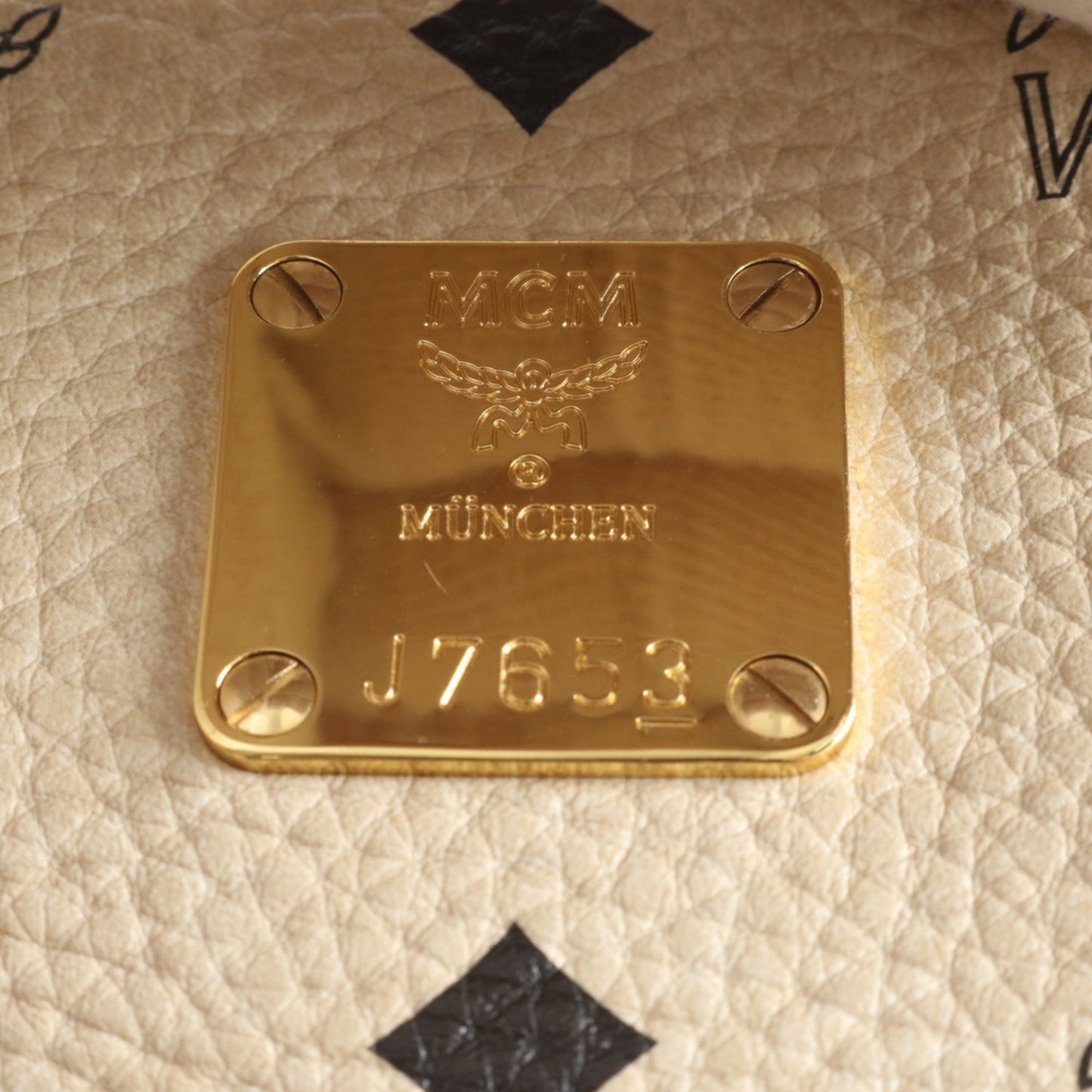 Mcm Visetos Studded Leather Backpack