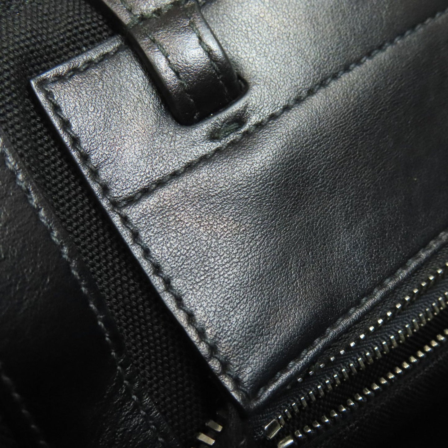 Prada Ouverture 2-Way Handbag Canvas Leather