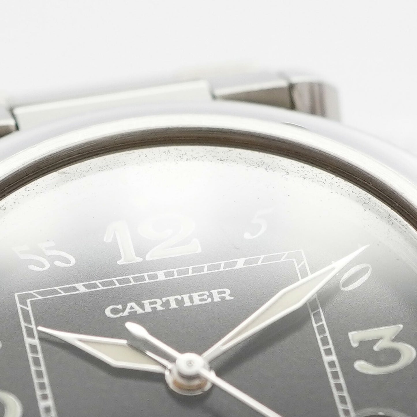 Cartier Pasha C W31043M7 Black Dial Watch