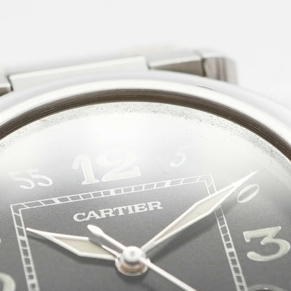 Cartier Pasha C W31043M7 Black Dial Watch