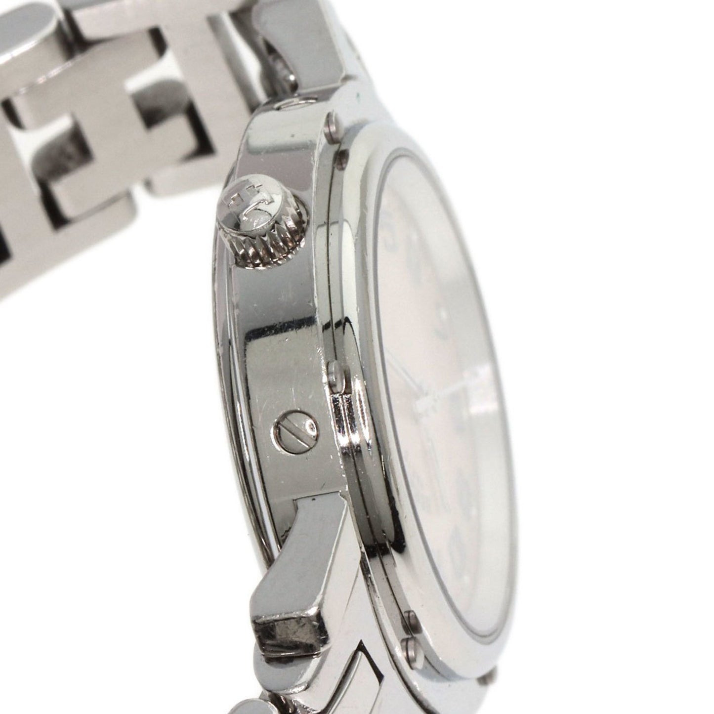 Herms Cl4.210 Clipper Nakre New Buckle Watch Stainless Steel/Ss