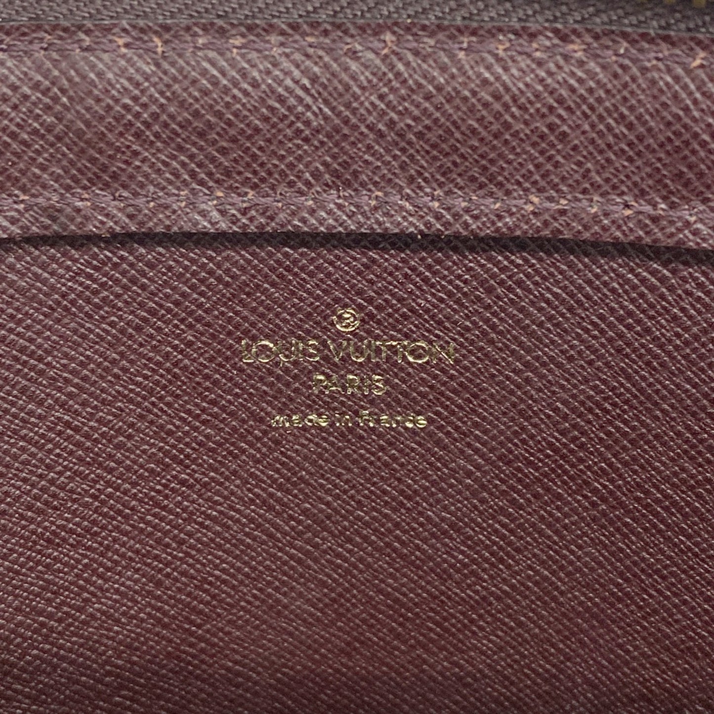 Louis Vuitton Taiga Baikal Clutch Bag M30186 Acajou