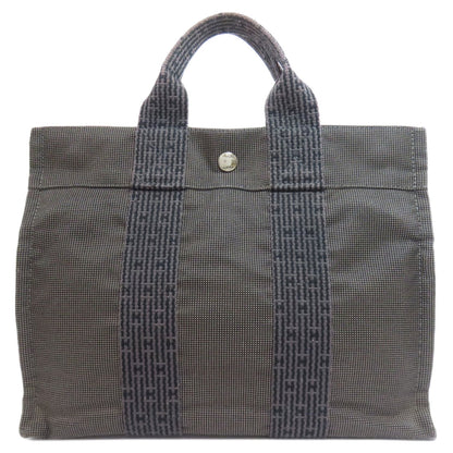 Hermes Herms Air Line Tote Pm Handbag Canvas