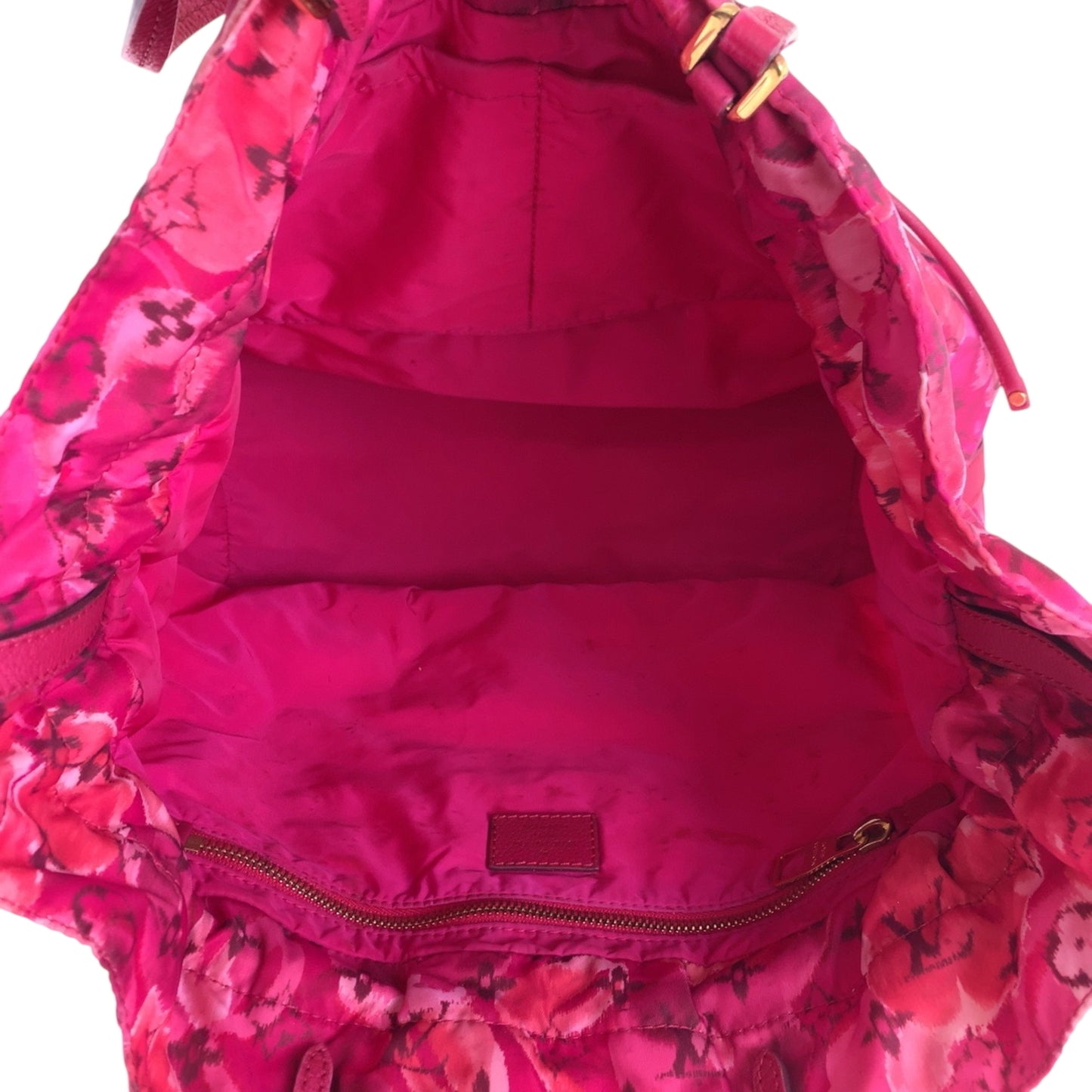 Louis Vuitton Ikat Flower Noefull Mm Rose Indigo Pink With Gold Hardware