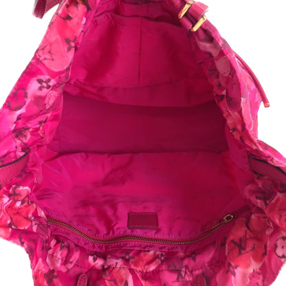 Louis Vuitton Ikat Flower Noefull Mm Rose Indigo Pink With Gold Hardware