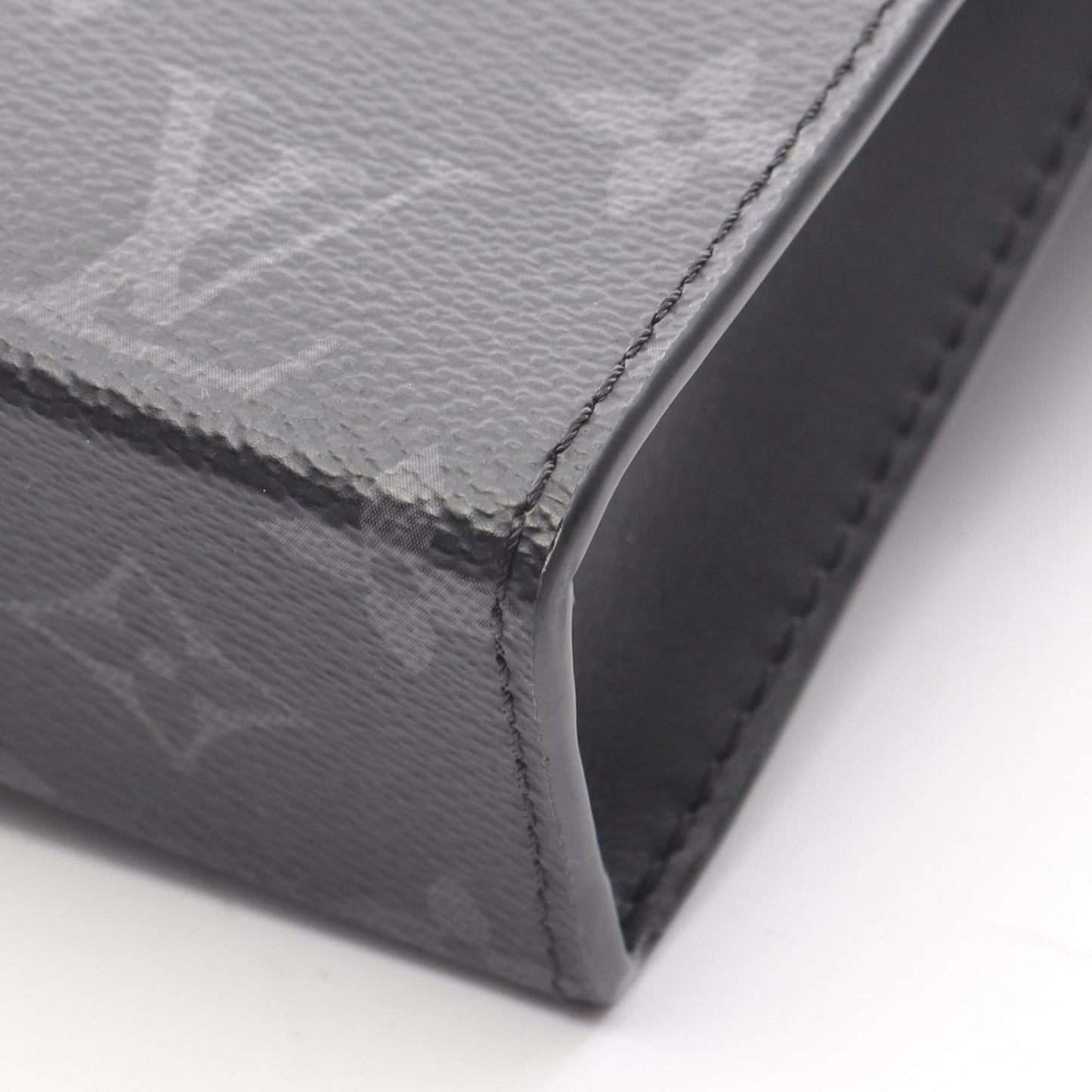 Louis Vuitton Gaston Wearable Wallet Shoulder Bag In Coated Canvas Monogram Eclipse Reverse