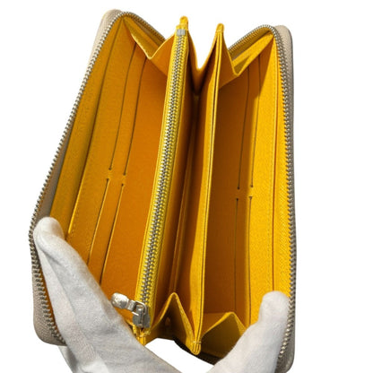 Louis Vuitton Epi Zippy Wallet Long M67805 Gray X Yellow