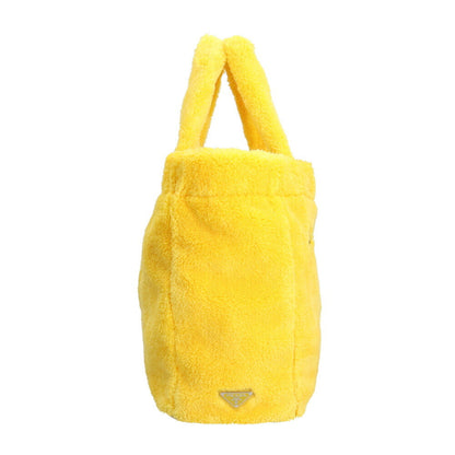 Prada Terry Tote Bag Pile 1Bg130 Yellow