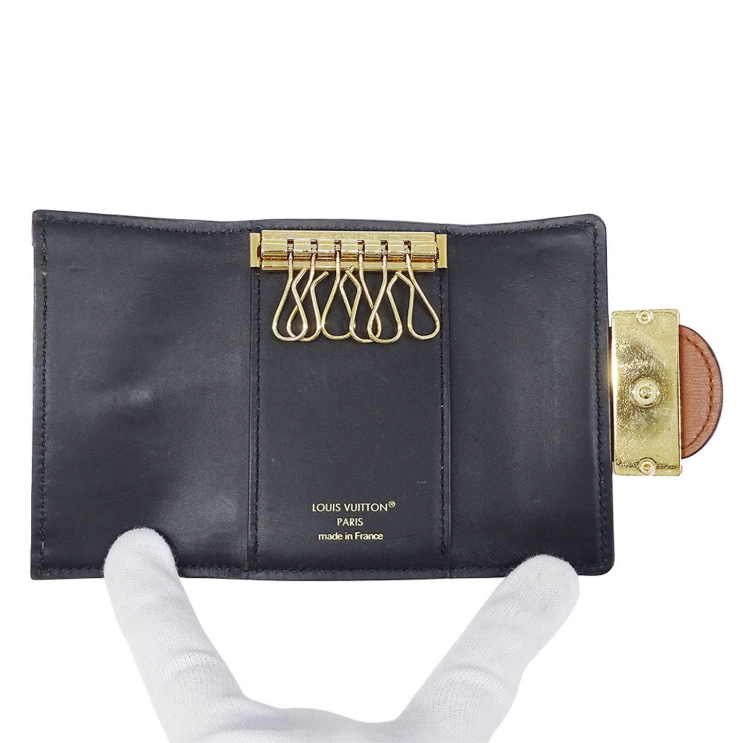 Louis Vuitton Women'S Monogram Reverse Canvas Multicle 6 Key Case