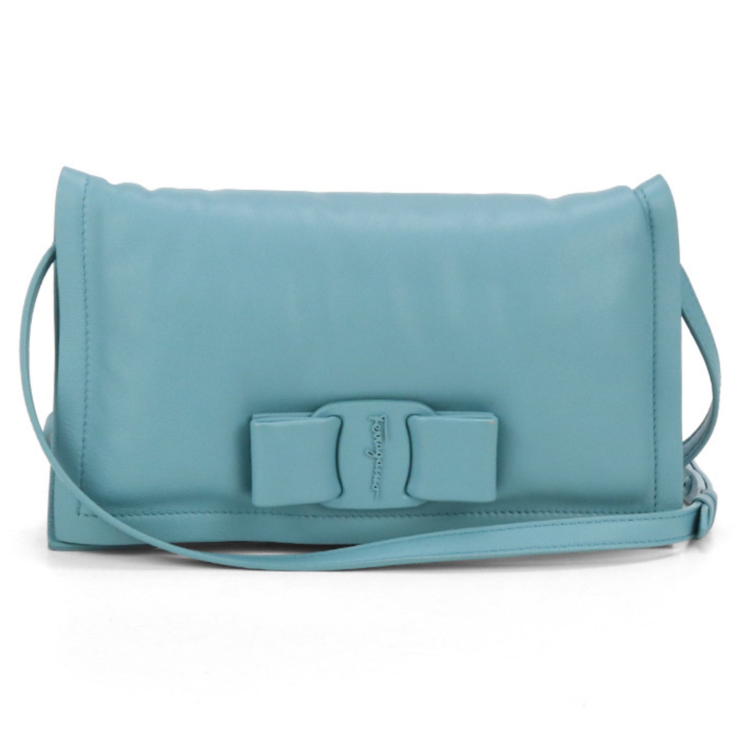 Salvatore Ferragamo Ferragamo Viva Bow Vara Ribbon Crossbody Shoulder Bag 22 0287