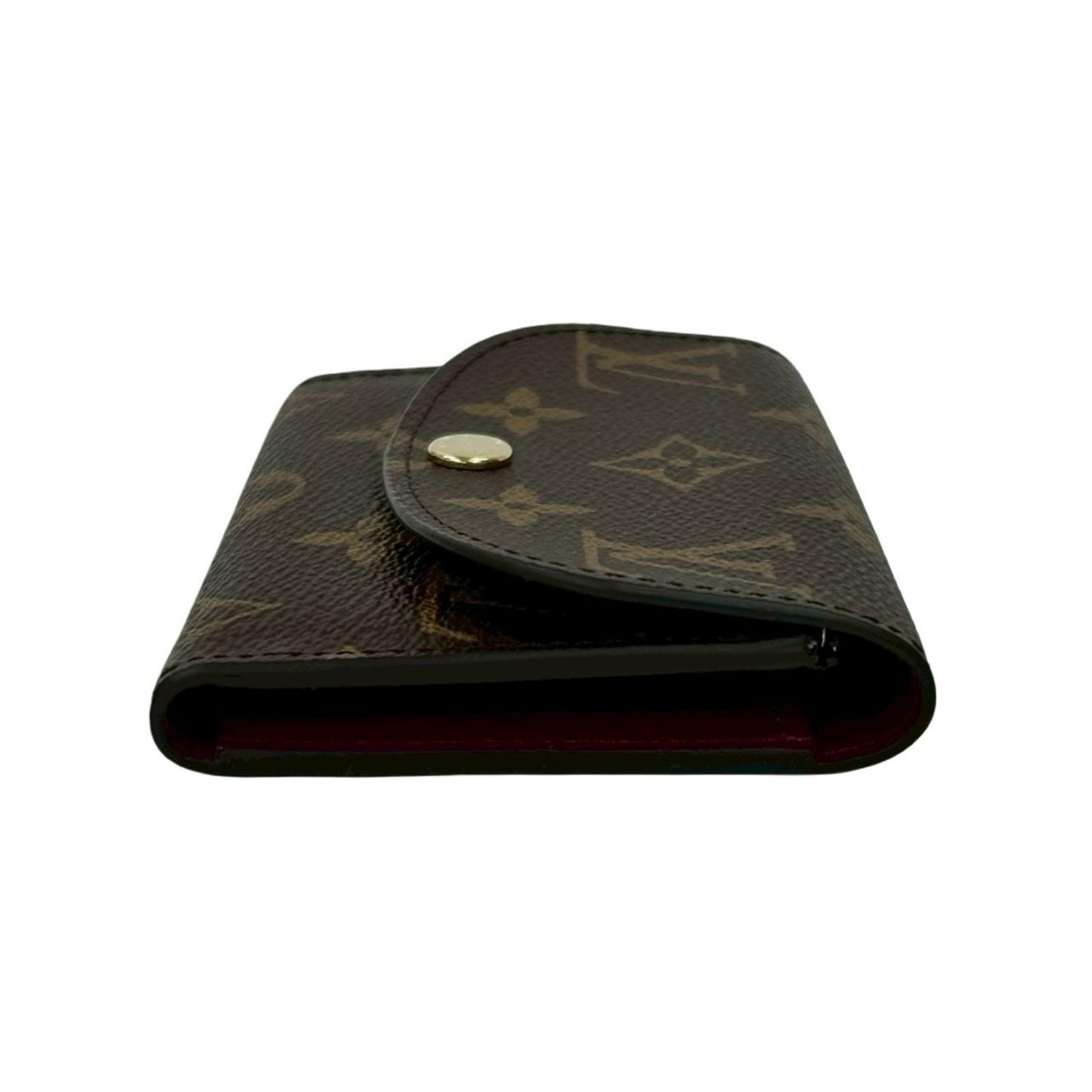 Unused Louis Vuitton Porte Monnaie Rosalie Monogram Leather Coin Case