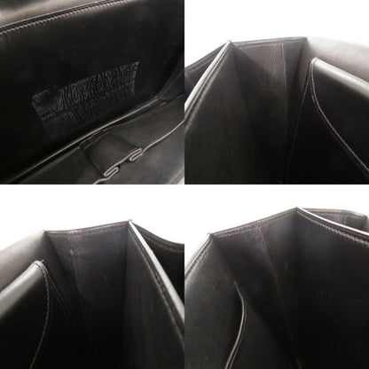 Hermes Leather Black Handbag 1126Hermes