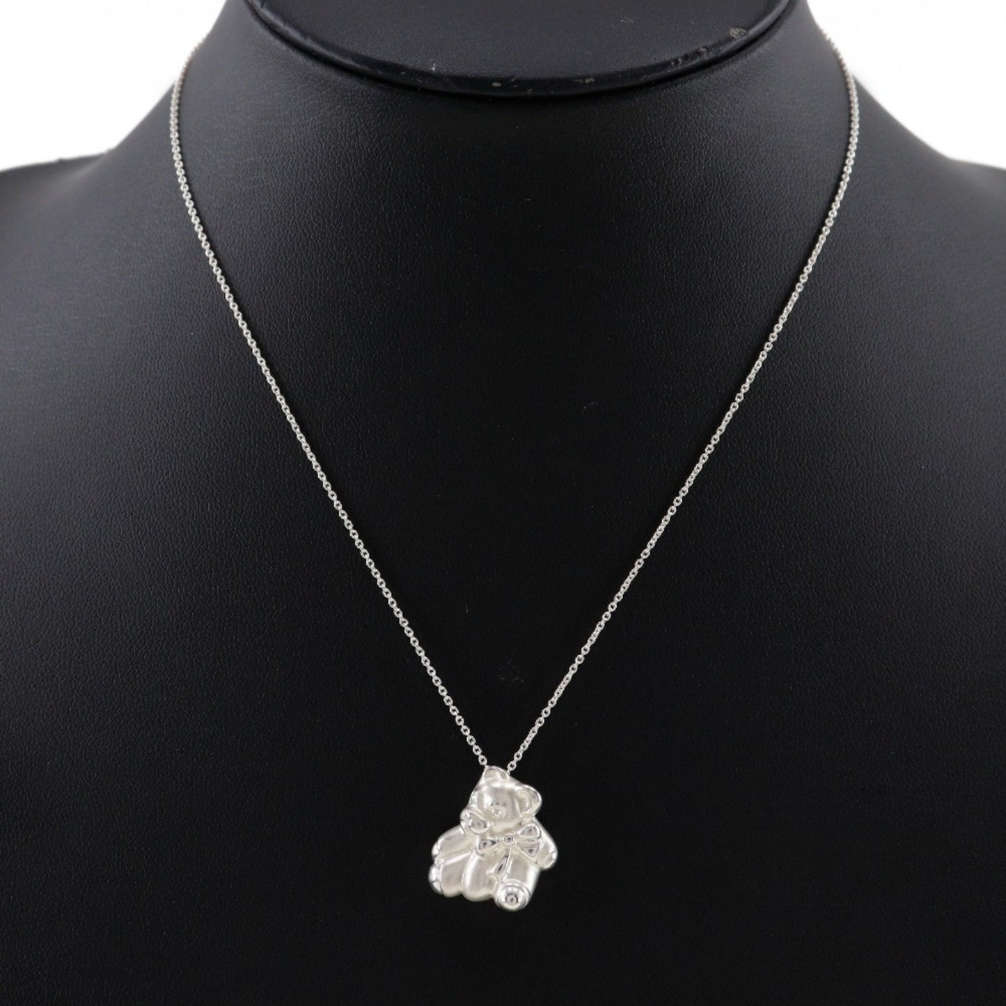 Tiffany Tiffany&Co. Bear Necklace Silver 925 Approx. 6.1G Bear/Bear