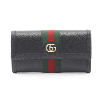 Gucci Ophidia Web Stripe Bifold Long Wallet