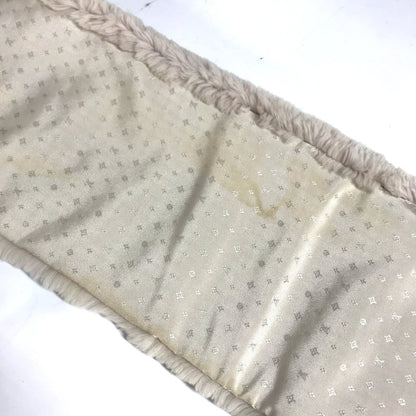 Louis Vuitton M70873 Fur Tippet Logo Two-Tone Echarpe Lv In The City Scarf