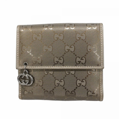Gucci Gg Imprime Wallet 212105 Coated Canvas Khaki