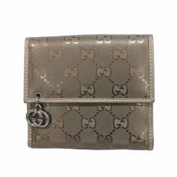 Gucci Gg Imprime Wallet 212105 Coated Canvas Khaki
