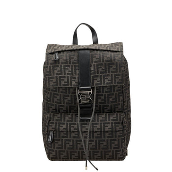 Fendi Zucca Backpack In Black
