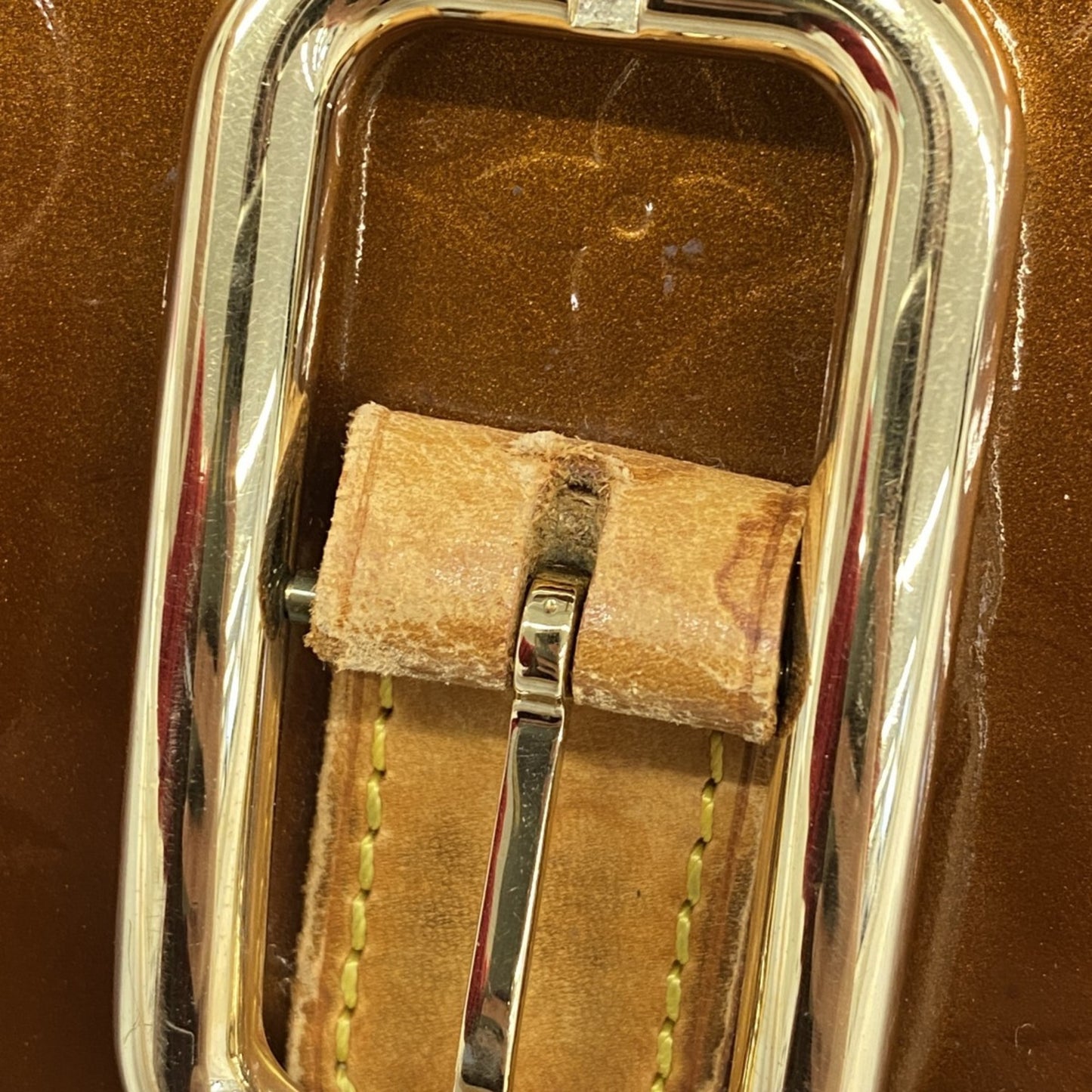 Louis Vuitton Vernis Christie Gm Shoulder Bag M91107 Bronze