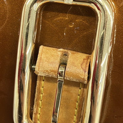 Louis Vuitton Vernis Christie Gm Shoulder Bag M91107 Bronze