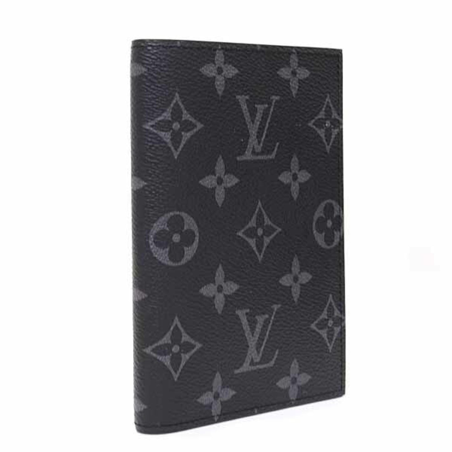 Louis Vuitton Couverture Passport Cover Nm Monogram Eclipse M64501 Black
