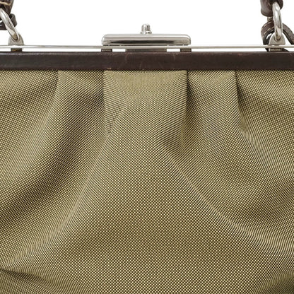 Prada Jacquard Handbag Khaki Br3481