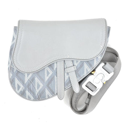 Christian Dior Body Bag Leather Grey