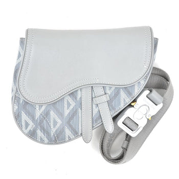 Christian Dior Body Bag Leather Grey