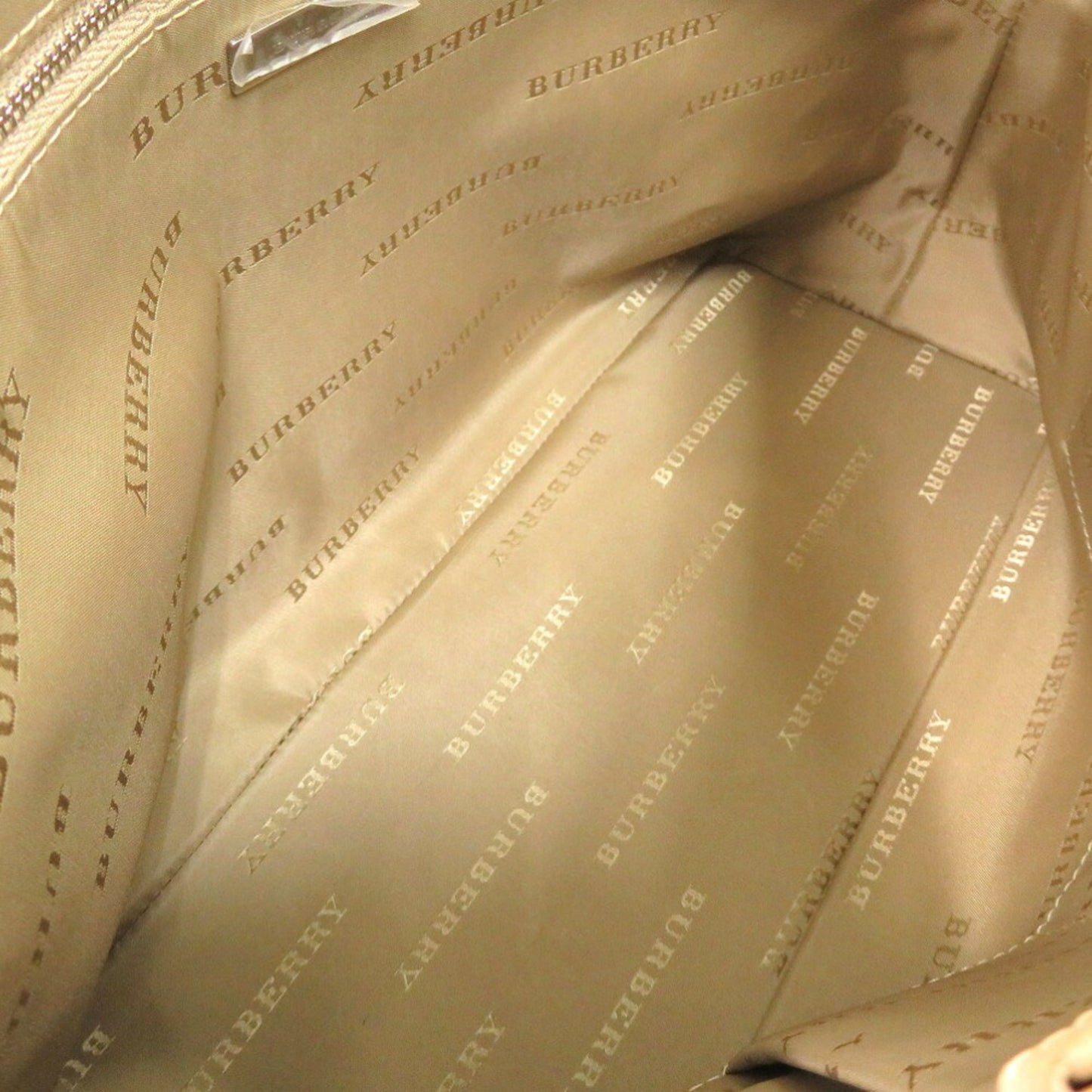 Burberry Handbag Canvas Beige 1791Burberry