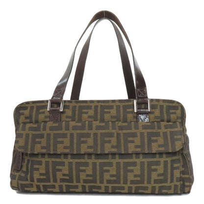 Fendi Zucca Pattern Handbag Canvas