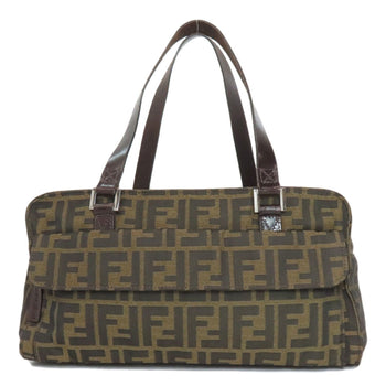 Fendi Zucca Pattern Handbag Canvas
